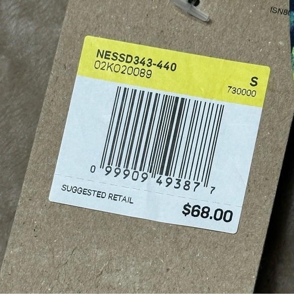 Nike Earth Dye Scoop  Neck Tankini Top Blues Size Small - Picture 5 of 9